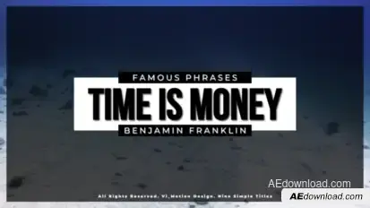 9 Simple Titles | AE Titles template preview
