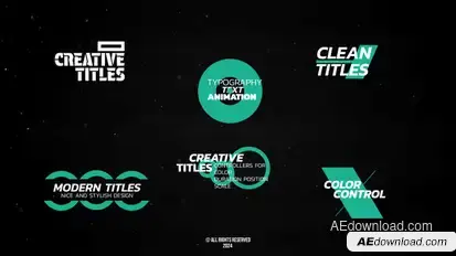 Simple Titles | AE Titles template preview