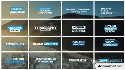 Simple Titles | After Effects Titles template preview