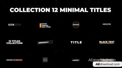 Videohive Simple Titles | After Effects 44119525 Titles template preview