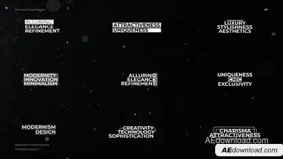 Simple Titles Text | After Effects Titles template preview