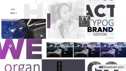 Simple Typography Intro Product Promo template preview