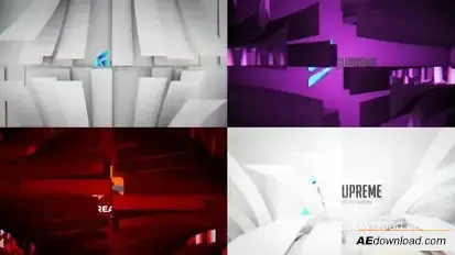 Simple Unfold Logo Reveals Openers template preview
