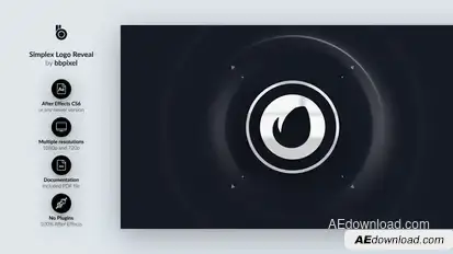 Simplex Logo Reveal Logo Stings template preview