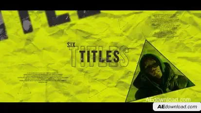 SIX Titles Titles template preview