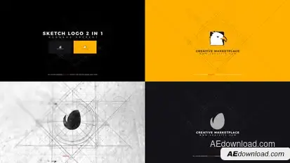 Sketch Logo Logo Stings template preview