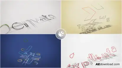 Sketch Logo Build Logo Stings template preview