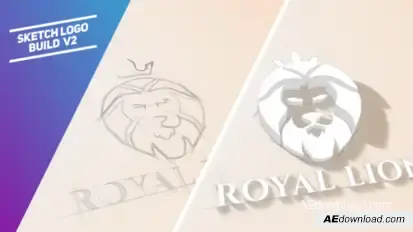 Sketch Logo Build v2 Logo Stings template preview