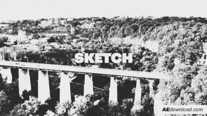 Sketch Overlays Elements template preview