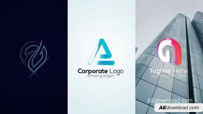 Sketch Minimal 3D Logo Logo Stings template preview