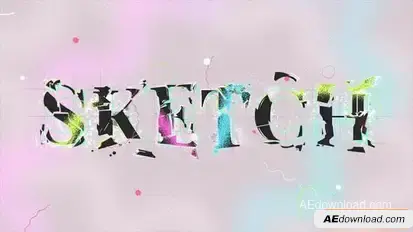 Sketch Shatter Opener Openers template preview