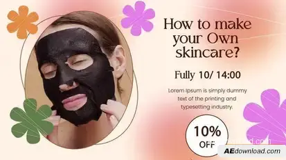 Videohive Skincare Routine Openers template preview