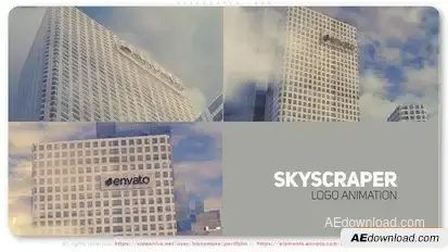 Skyscraper Logo Logo Stings template preview