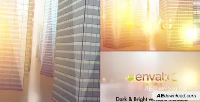 SkyScrapers Buildings Logo Logo Stings template preview