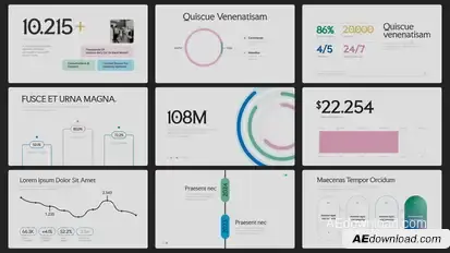 Sleek Infographics Infographics template preview