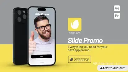 Slide App Promo Product Promo template preview