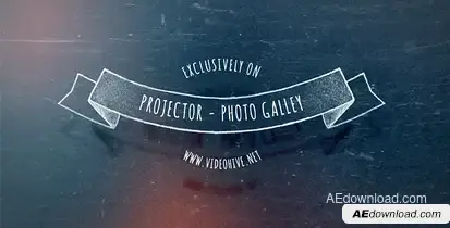 Slide Projector - Photo Gallery Video Displays template preview
