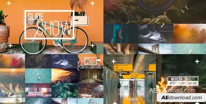 Slide Show Video Displays template preview
