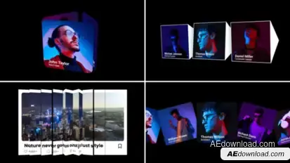 Sliders Animation Pack Video Displays template preview