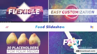 Promo for Restaurant & Cafes Video Displays template preview