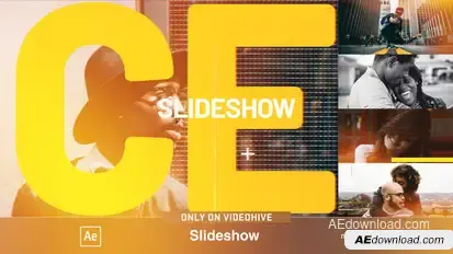 Slideshow - Rhythmic Slideshow Video Displays template preview