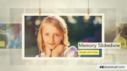 The Slideshow Video Displays template preview