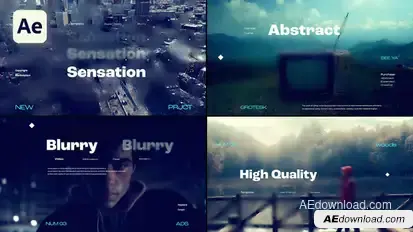Slideshow - Abstract Slideshow Openers template preview
