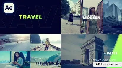 Slideshow - Travel Slideshow Openers template preview