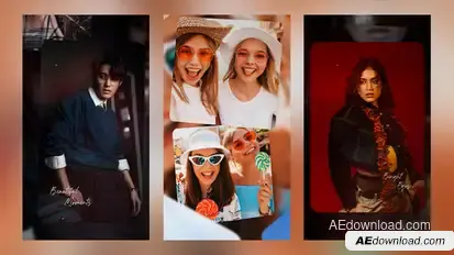 Slideshow - Vertical Slideshow Openers template preview