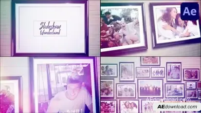 Videohive Slideshow – Wonderland for After Effects Openers template preview