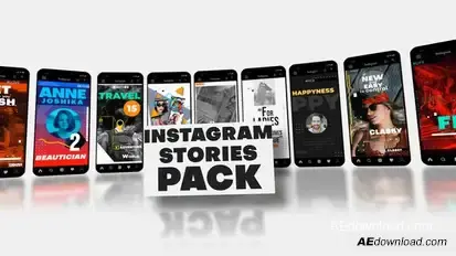 Slideshow and Instagram Pack Video Displays template preview