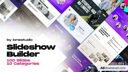 Slideshow Builder Titles template preview
