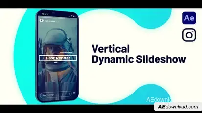 Slideshow Dynamic Vertical Openers template preview