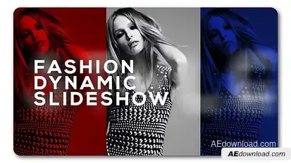 Slideshow Fashion Dynamic Video Displays template preview