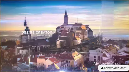 Cinematic Parallax Slideshow Video Displays template preview