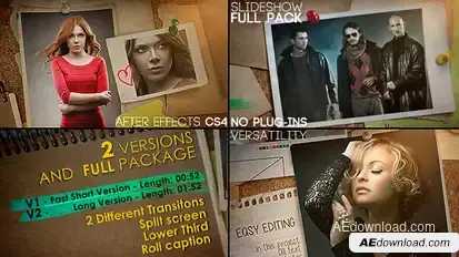 Slideshow Full Pack Video Displays template preview