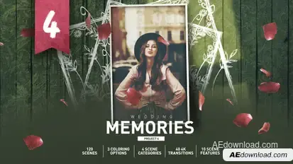Slideshow Memories Video Displays template preview