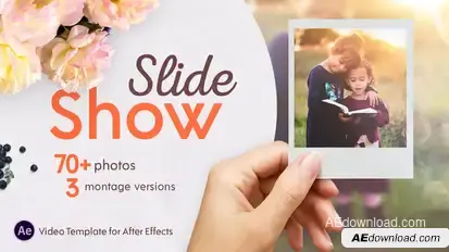 Slideshow Montage Video Displays template preview