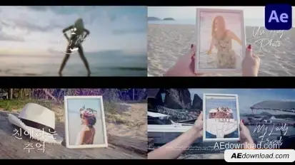 Videohive Slideshow My Holiday for After Effects Openers template preview
