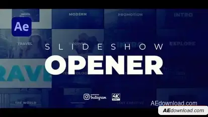 Slideshow Opener Openers template preview
