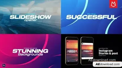 Slideshow Opener Openers template preview