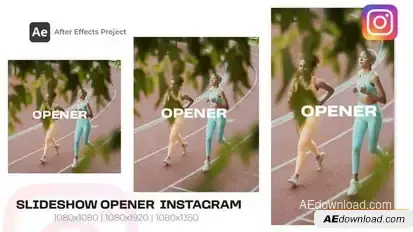 Slideshow Opener Instagram | Multiscreen Opener Openers template preview