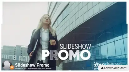 Slideshow Promo Video Displays template preview
