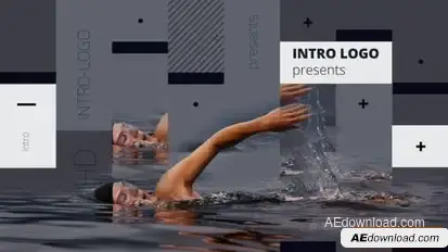 Slideshow Rectangles Openers template preview