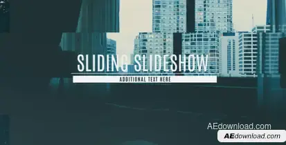 Sliding Slideshow Video Displays template preview