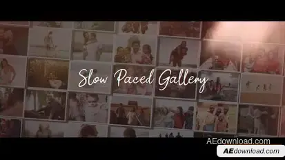 Slow Paced Gallery Openers template preview