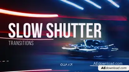 Slow Shutter Transitions for After Effects Elements template preview