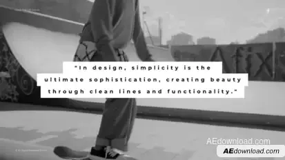 Small Text | After Effects Titles template preview