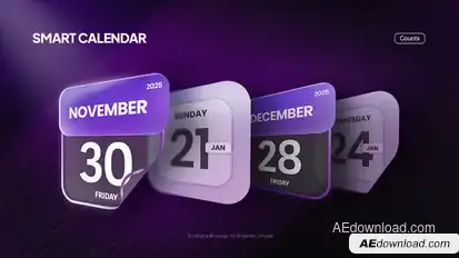 Smart Calendar Count Elements template preview
