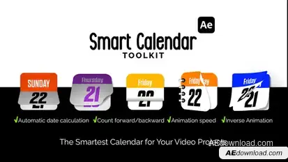 Smart Calendar Toolkit Elements template preview